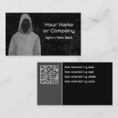 Digitale Forensik oder Pen Testing - Ethischer Hac Visitenkarte (Vorne/Hinten)