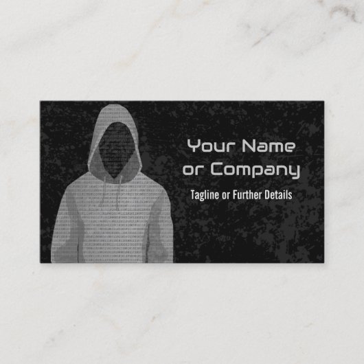 Digitale Forensik oder Pen Testing - Ethischer Hac Visitenkarte (Vorderseite)