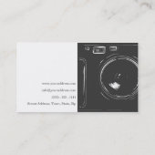 Digitale Fotokarte für berufliche Fotografen Visitenkarte (Rückseite)