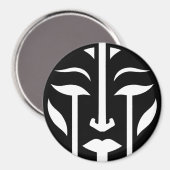 Digitale Frau Magnet (Vorderseite/Rückseite)