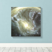 Digitale Galaxie Leinwanddruck (Insitu (Holzboden))