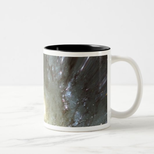 Digitale Galaxie Zweifarbige Tasse (Rechts)