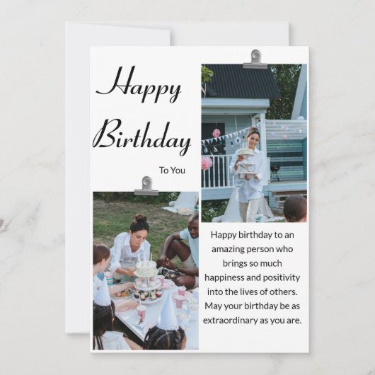 Digitale Geburtskarte Einladung (Vorderseite)