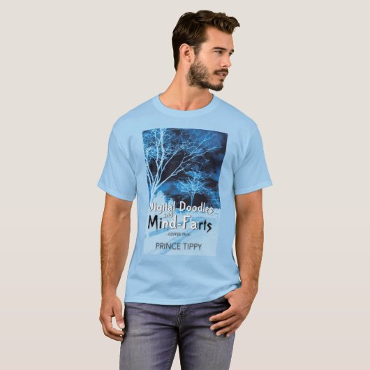 digitale Gekritzel und VerstandFurzen Hippie-t T-Shirt (Vorne ganz)