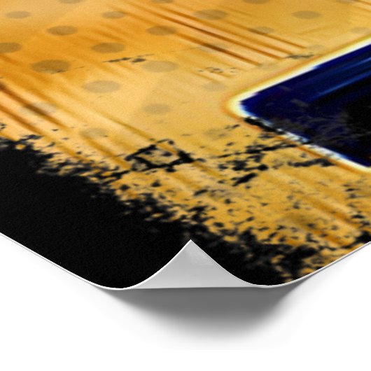 Digitale Gitarre Poster (Ecke)