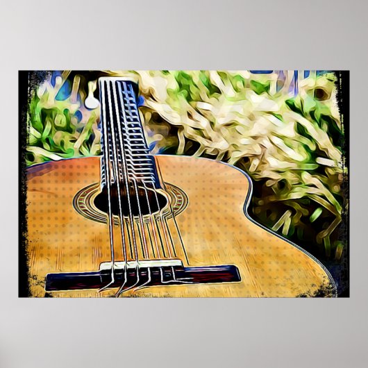 Digitale Gitarre Poster (Vorne)