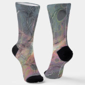 Digitale Glasblätter Socken (Gewinkelt)