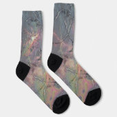 Digitale Glasblätter Socken (Rechts)