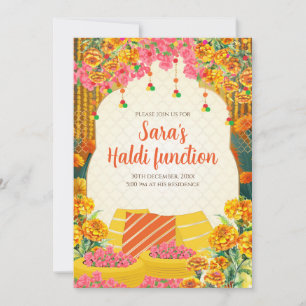 Digitale Haldi-Einladungen Haldi-Einladungen, Mayo Einladung