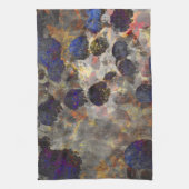 Digitale Hintergrundkunst des Blumenmusters / Blum Geschirrtuch (Vertikal)