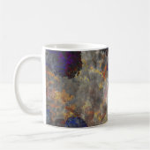 Digitale Hintergrundkunst des Blumenmusters / Blum Kaffeetasse (Links)
