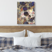 Digitale Hintergrundkunst des Blumenmusters / Blum Leinwanddruck (Insitu (Schlafzimmer))