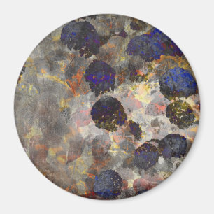 Digitale Hintergrundkunst des Blumenmusters / Blum Magnet