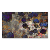 Digitale Hintergrundkunst des Blumenmusters / Blum Magnetische Visitenkarte (Vorderseite)