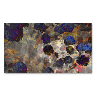 Digitale Hintergrundkunst des Blumenmusters / Blum Magnetische Visitenkarte