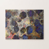 Digitale Hintergrundkunst des Blumenmusters / Blum Puzzle (Horizontal)