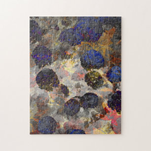 Digitale Hintergrundkunst des Blumenmusters / Blum Puzzle