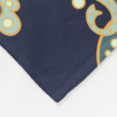 digitale Hintergrundmuster für Aquarellbilder auf Fleecedecke (Ecke)