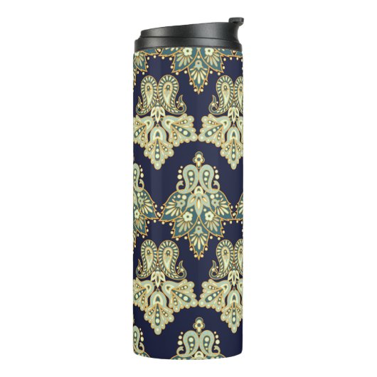 digitale Hintergrundmuster für Aquarellbilder auf  Thermosbecher (Nach links gedreht)