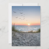 Digitale Hochzeit Speichern Sie die bearbeitbare D Ankündigung (Rückseite)