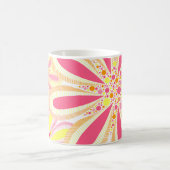 Digitale Illustration der Petals und Dots Spring B Kaffeetasse (Mittel)