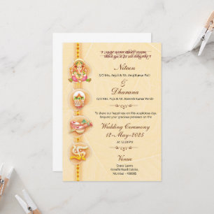 Digitale indische Hochzeitseinladung Einladung