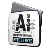 Digitale Innovation Computer Science AI Art Laptopschutzhülle (Vorderseite Links)