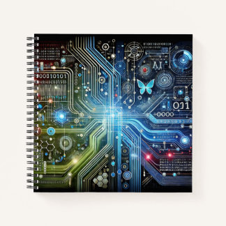 Digitale Intelligenz: Ein Informatikjournal Notizblock