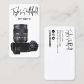 Digitale Kamera-Fotografie-Visitenkarte Visitenkarte (Vorne/Hinten)