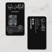 Digitale Kamera-Fotografie-Visitenkarte Visitenkarte (Vorne/Hinten)