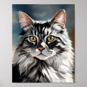 Digitale Katze 765 Poster