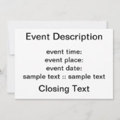 Digitale Kavitation Einladung (Rückseite)