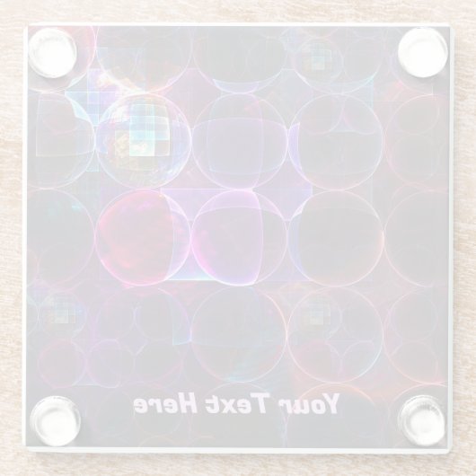 Digitale Kavitation Glasuntersetzer (Rückseite)