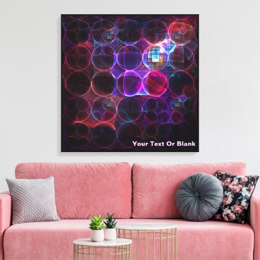 Digitale Kavitation Leinwanddruck (Insitu (Wohnzimmer))