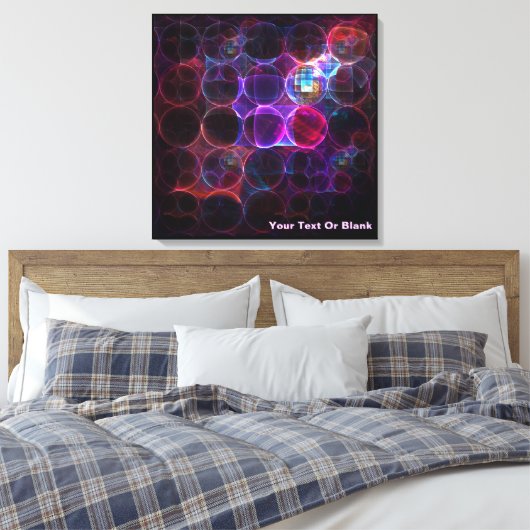 Digitale Kavitation Leinwanddruck (Insitu (Schlafzimmer))