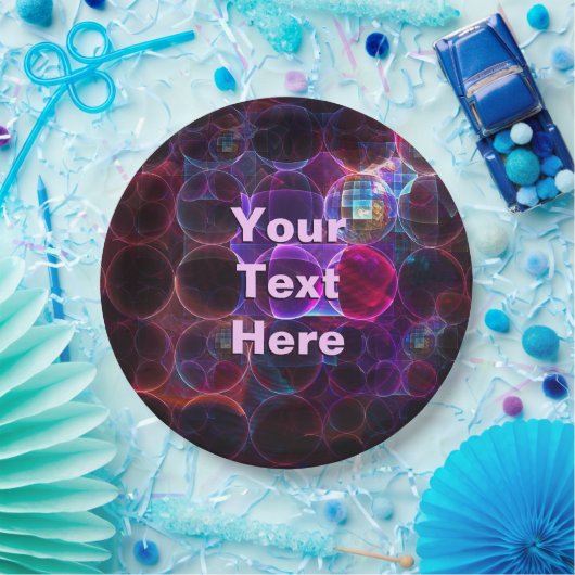 Digitale Kavitation Pappteller (Party)