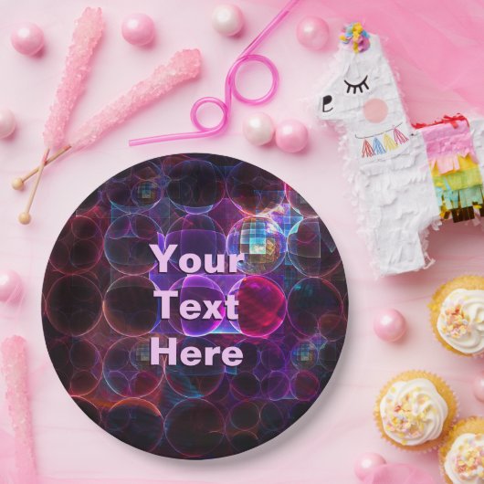 Digitale Kavitation Pappteller (Party)