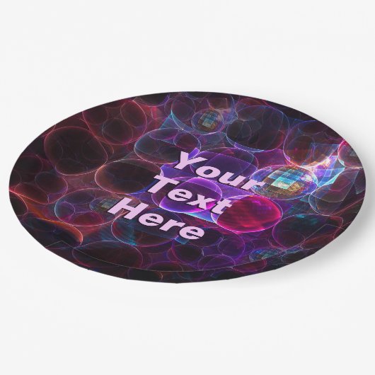 Digitale Kavitation Pappteller (Schrägansicht)