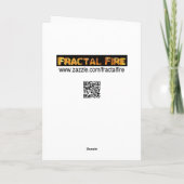 Digitale Kavitation zum Geburtstag Karte (Rückseite)