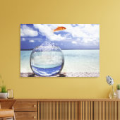 Digitale Komposition Leinwanddruck (Insitu (Wohnzimmer))