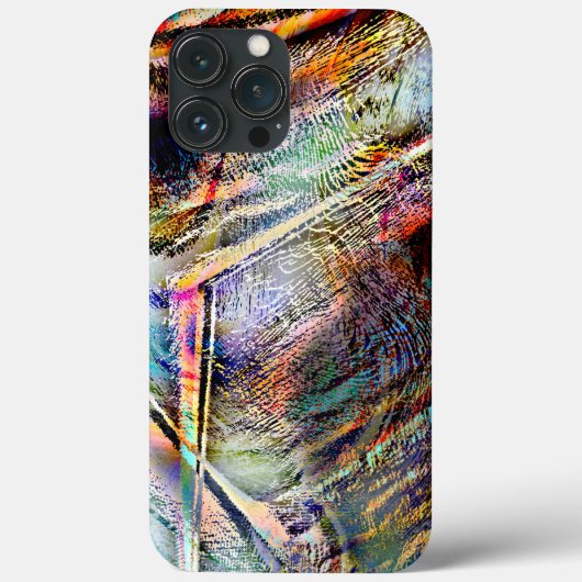 Digitale Kratzer mit glänzender und dunkler Touch Case-Mate iPhone Hülle (Rückseite)