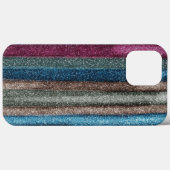 Digitale Kreation farbenfrohen Glitzer Case-Mate iPhone Hülle (Rückseite (Horizontal))