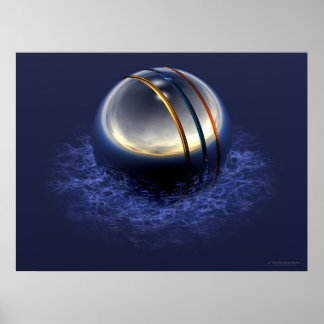 Digitale Kugel Poster