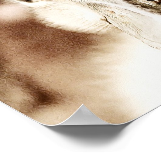 Digitale Kunst als Duckling Poster (Ecke)