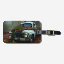 Digitale Kunst auf dem abgefahrenen Lkw