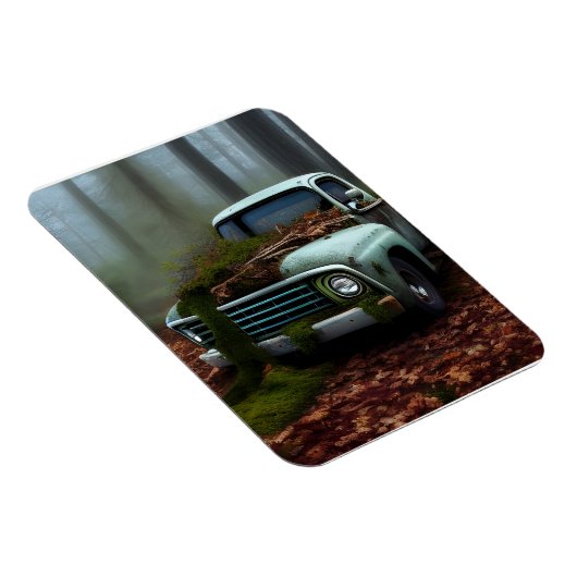 Digitale Kunst auf dem abgefahrenen Lkw Magnet (Rechte Seite)