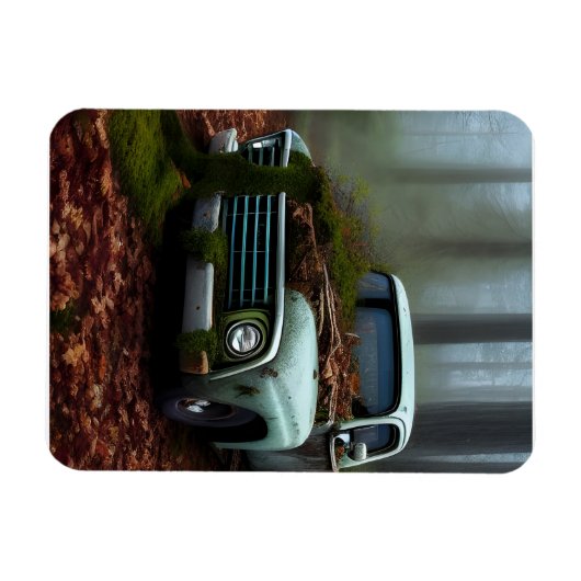 Digitale Kunst auf dem abgefahrenen Lkw Magnet (Horizontal)