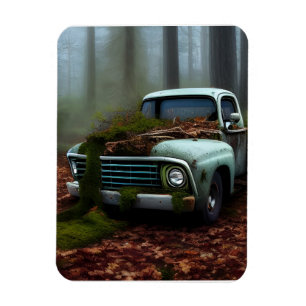 Digitale Kunst auf dem abgefahrenen Lkw Magnet