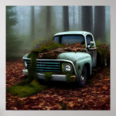 Digitale Kunst auf dem abgefahrenen Lkw Poster (Vorne)