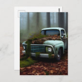 Digitale Kunst auf dem abgefahrenen Lkw Postkarte (Vorne/Hinten)